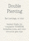 Double Piercing